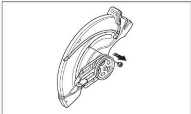 HUSQVARNA K 1270 II Rail - Comment retourner la tête de coupe (K 1270 II) - 7