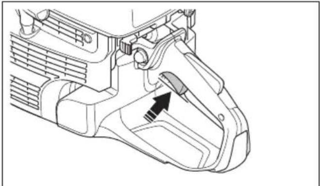 HUSQVARNA K 1270 II Rail - To do a check of the throttle trigger lockout - 1