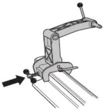 HUSQVARNA K 1270 II Rail - So installieren Sie die Schienenvorrichtung - 2