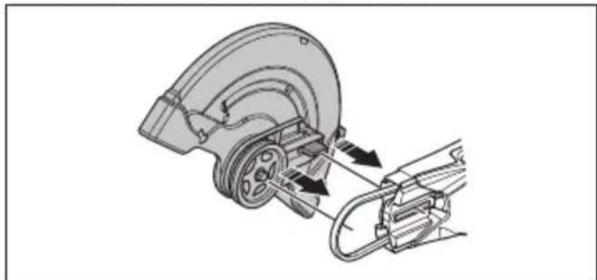 HUSQVARNA K 1270 II Rail - To reverse the cutting head (K 1270 II) - 9