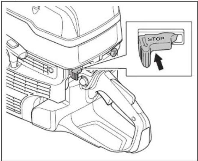 HUSQVARNA K 1270 II Rail - To start the product with a cold engine - 4