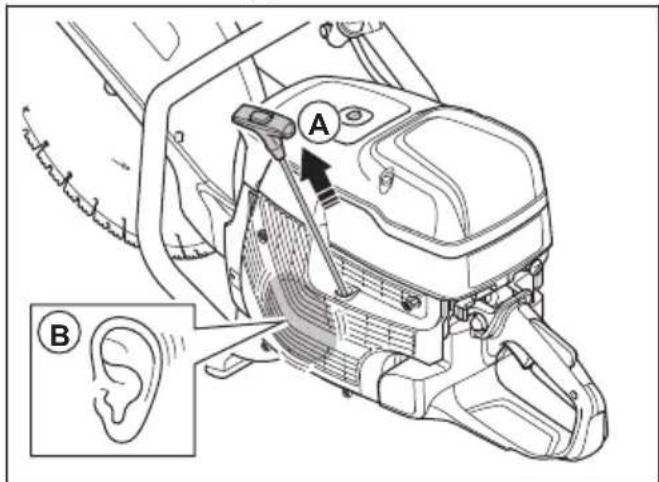 HUSQVARNA K 1270 II Rail - Installation du corps du lanceur - 3