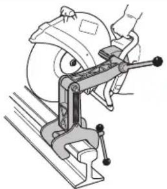 HUSQVARNA K 1270 II Rail - So verwenden Sie die Schienenvorrichtung - 3