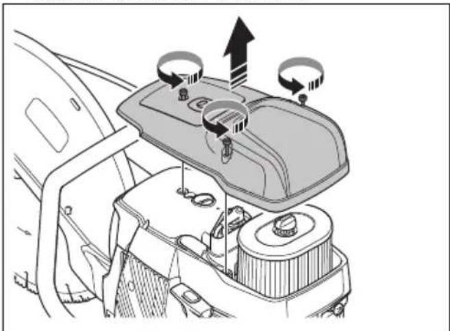 HUSQVARNA K 1270 II Rail - Pour vérifier la bougie - 1