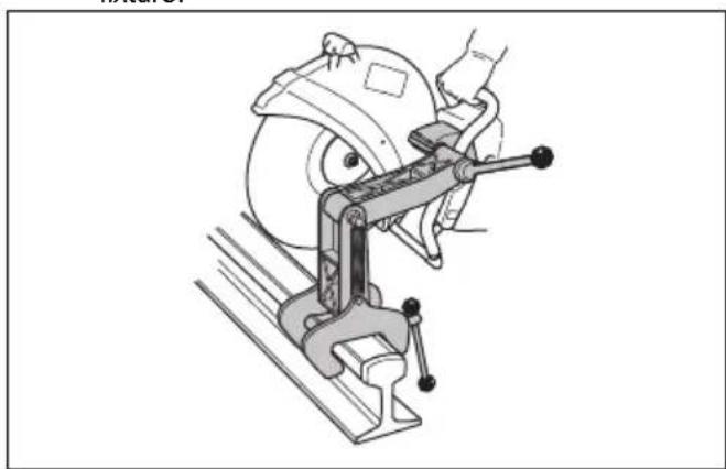 HUSQVARNA K 1270 II Rail - To use the rail fixture - 3