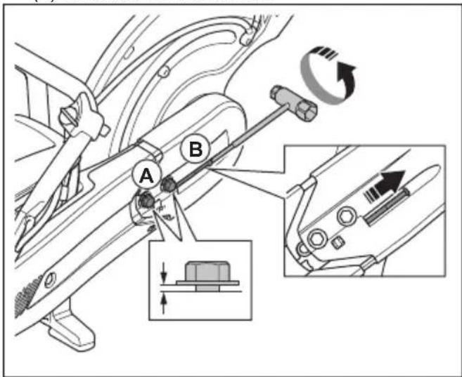 HUSQVARNA K 1270 II Rail - To replace the drive belt - 3
