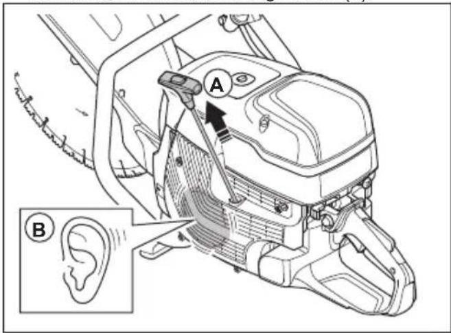 HUSQVARNA K 1270 II Rail - So installieren Sie das Startvorrichtungsgehäuse - 3