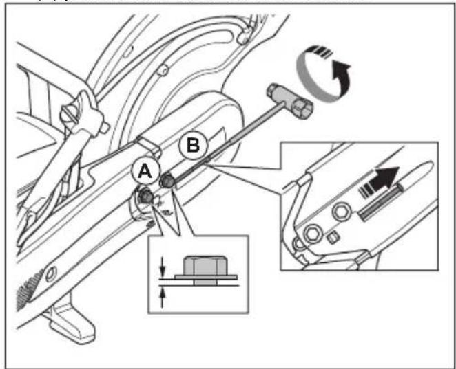HUSQVARNA K 1270 II Rail - Pour remplacer la courroie d'entraînement - 3