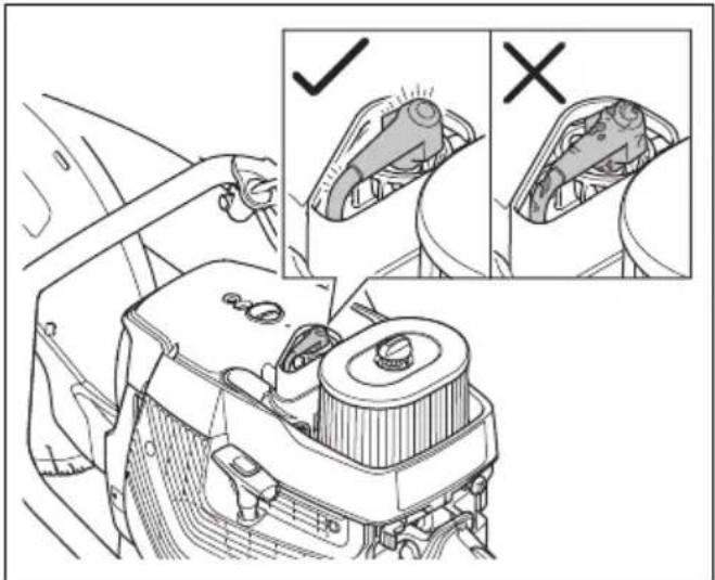 HUSQVARNA K 1270 II Rail - To examine the spark plug - 2