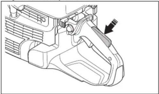 HUSQVARNA K 1270 II Rail - To do a check of the throttle trigger lockout - 2