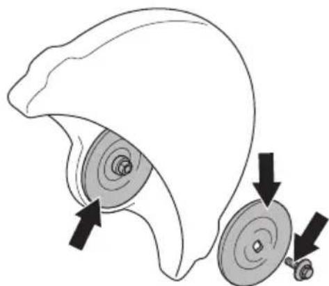 HUSQVARNA K 1270 II Rail - To examine the spindle shaft and the flange washers - 3