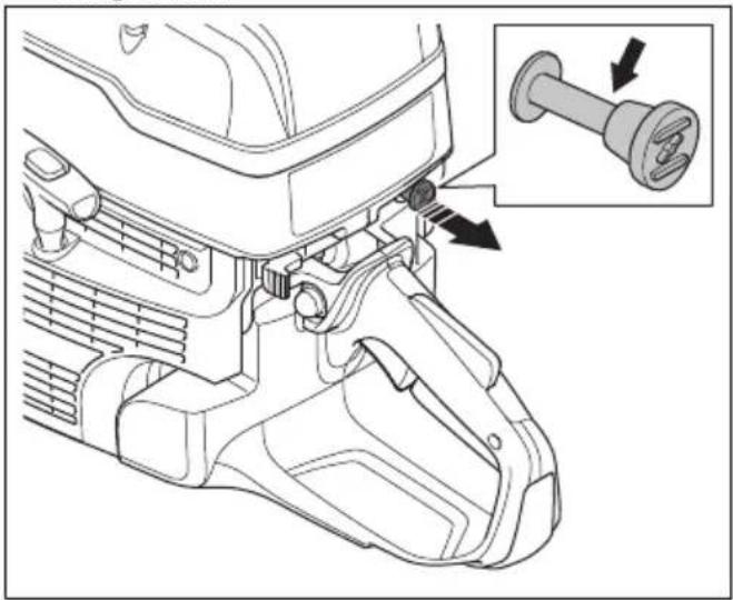 HUSQVARNA K 1270 II Rail - Het product starten met een koude motor - 3
