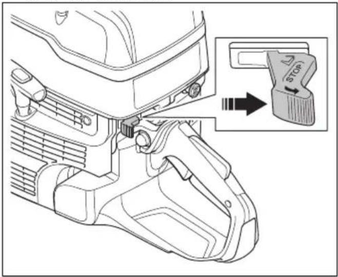 HUSQVARNA K 1270 II Rail - Stopschakelaar controleren - 1