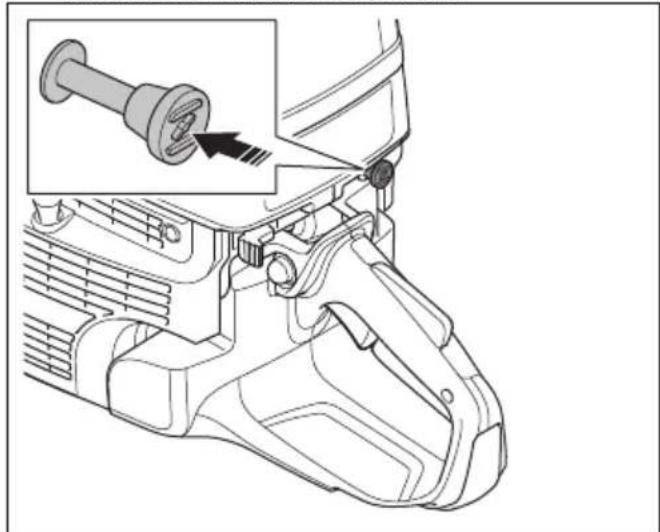 HUSQVARNA K 1270 II Rail - Démarrage du produit lorsque le moteur est froid - 14