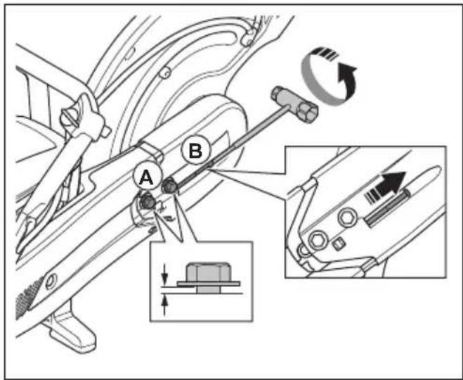 HUSQVARNA K 1270 II Rail - So ersetzen Sie den Treibriemen - 3