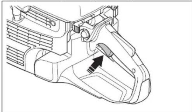 HUSQVARNA K 1270 II Rail - Gashendelvergrendeling controleren - 1