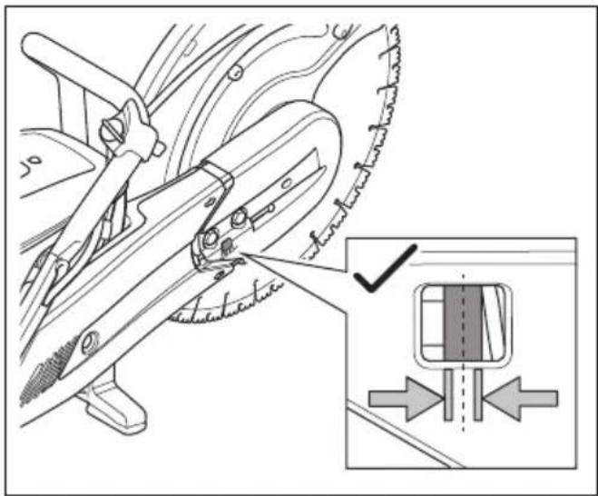 HUSQVARNA K 1270 II Rail - To adjust the tension of the drive belt - 1