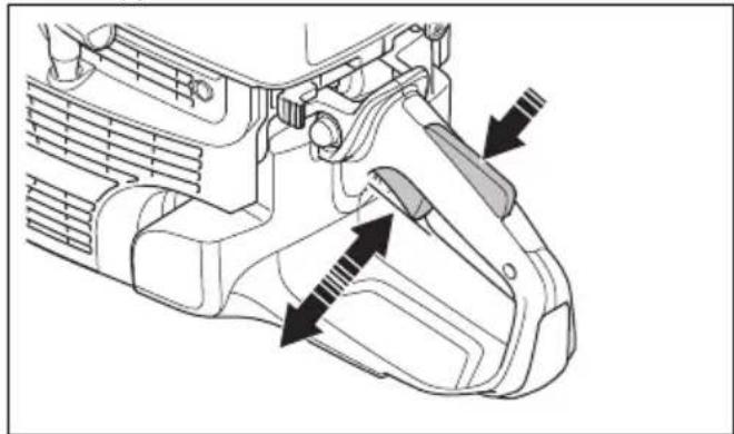 HUSQVARNA K 1270 II Rail - Pour contrôler le blocage de la gâchette d'accélération - 3