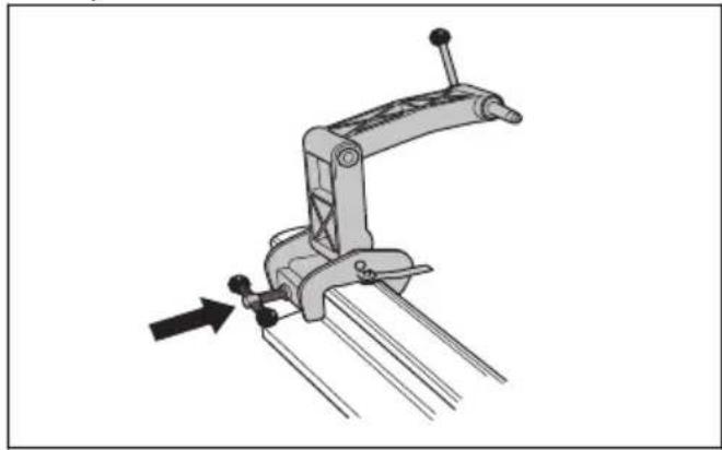 HUSQVARNA K 1270 II Rail - To install the rail fixture - 2