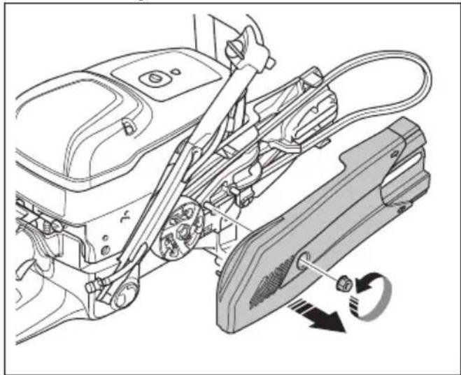 HUSQVARNA K 1270 II Rail - To replace the drive belt - 7