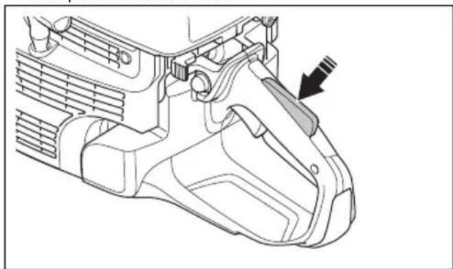 HUSQVARNA K 1270 II Rail - Pour contrôler le blocage de la gâchette d'accélération - 2
