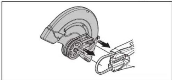 HUSQVARNA K 1270 II Rail - Comment retourner la tête de coupe (K 1270 II) - 9