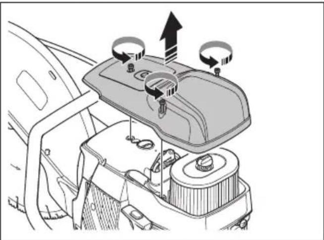 HUSQVARNA K 1270 II Rail - To examine the spark plug - 1
