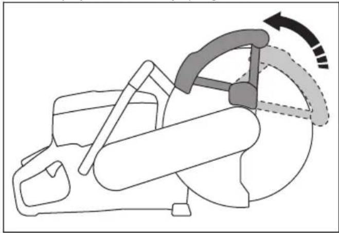 HUSQVARNA K 1270 II Rail - To do a check of the throttle trigger lockout - 10
