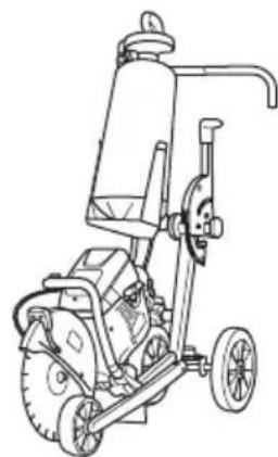 HUSQVARNA K 1270 II Rail - Cutting trolley - 1