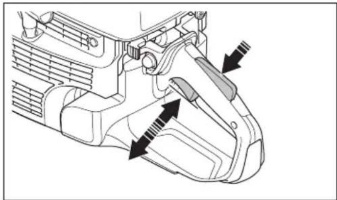 HUSQVARNA K 1270 II Rail - Het product starten met een koude motor - 8