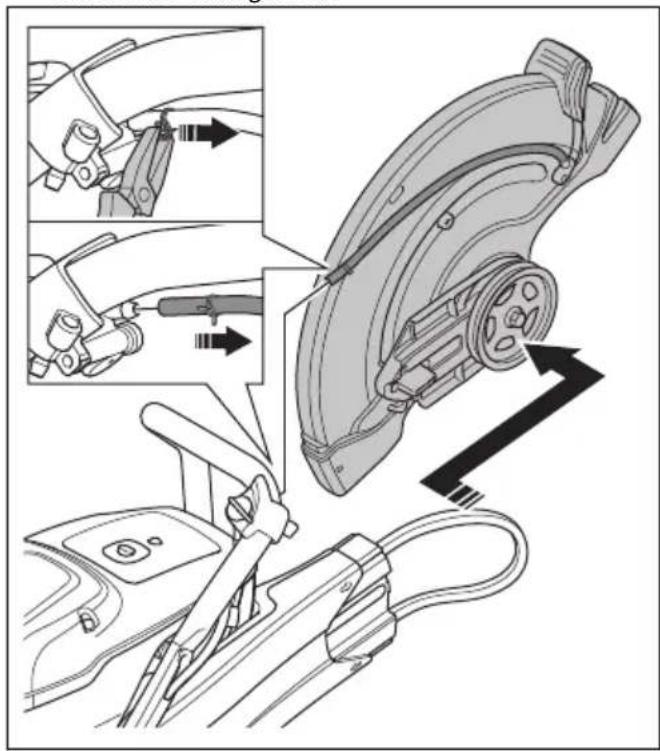 HUSQVARNA K 1270 II Rail - To replace the drive belt - 6