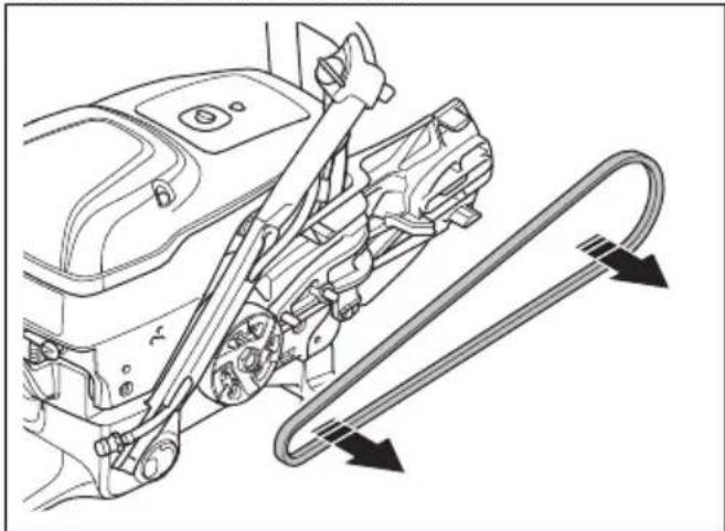 HUSQVARNA K 1270 II Rail - So ersetzen Sie den Treibriemen - 8