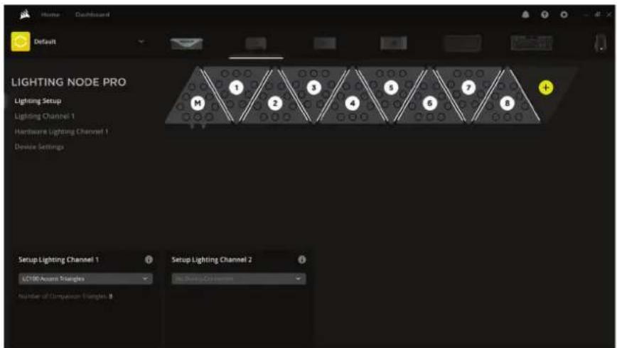 CORSAIR iCUE LC100 - Подключение модуля Lighting Node PRO - 3