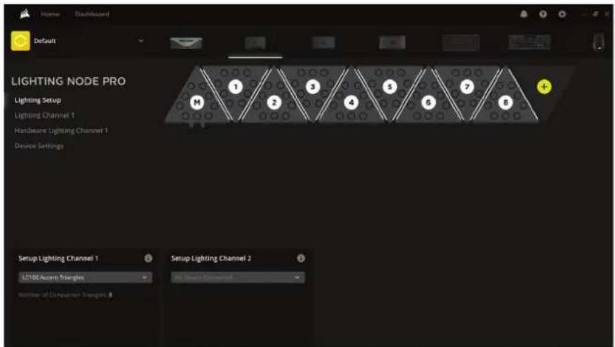 CORSAIR iCUE LC100 - Podłącz kontroler Lighting Node PRO - 3