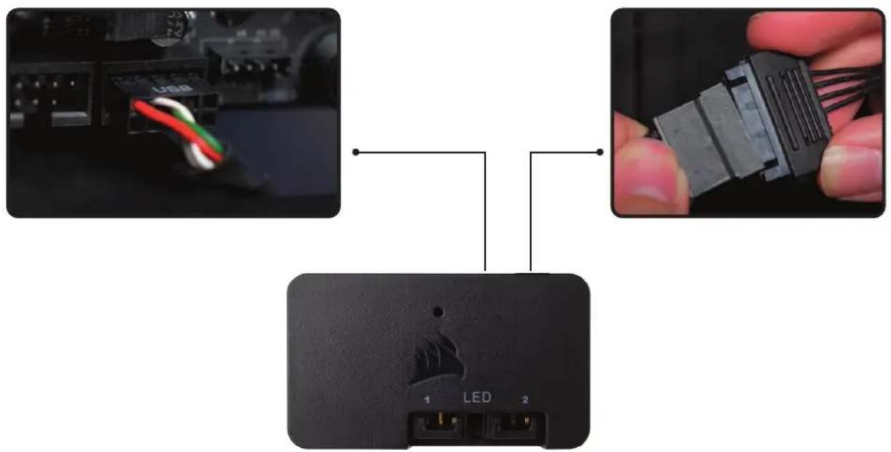 CORSAIR iCUE LC100 - LC100 bevestigen - 4