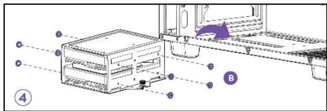 NZXT H7 Elite - INSTALLATION DE LECTEUR HDD - 5