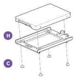 NZXT H7 Elite - INSTALLATION DU DISQUE SSD - 2