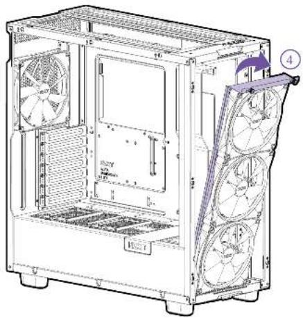NZXT H7 Elite - INSTALLATION DES RADIATEURS ET VENTILATEURS - 3