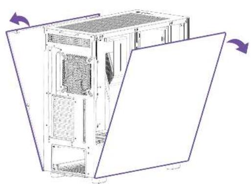 NZXT H7 Elite - RETRAIT DU PANNEAU - 2