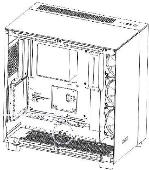 NZXT Vertical GPU Mounting Kit - ÉTAPE 2-1 H9 ONLY - 1