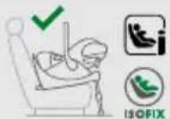 CYBEX Cloud Z2 iSize - 차량에서의 올바른 위치 - 1