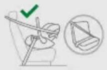 CYBEX Cloud Z2 iSize - 車内での正しい位置 - 2