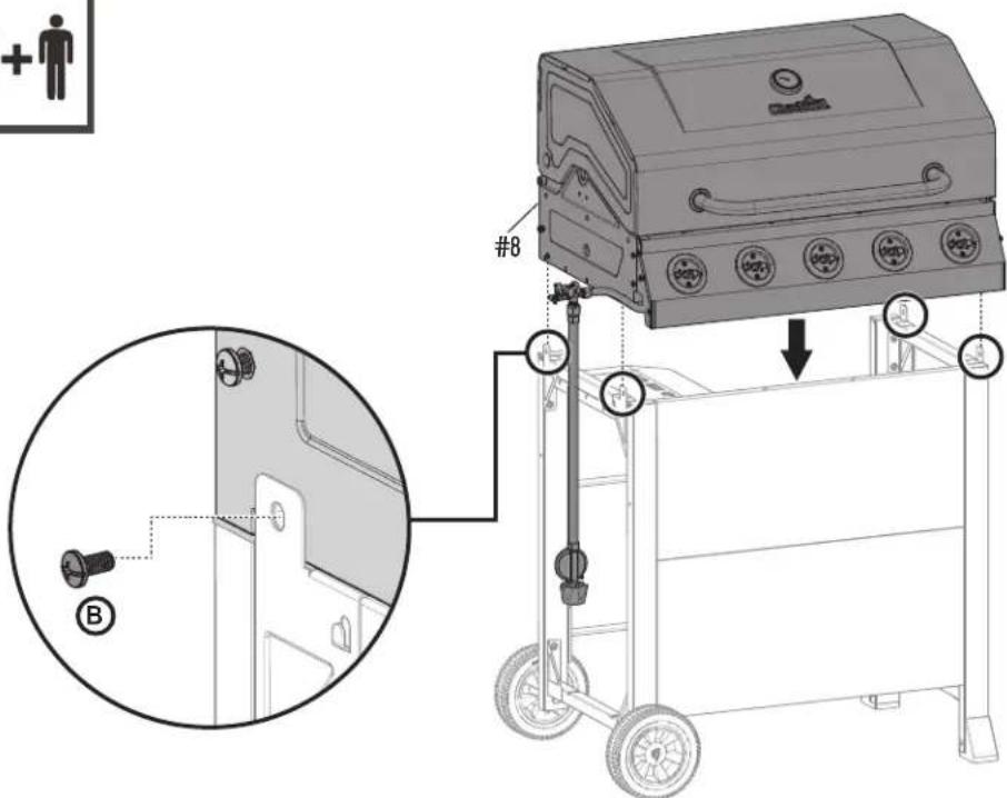 CHAR BROIL 463455021 - ASSEMBLY / ASSEMBLAGE / ASSEMBLEA - 3