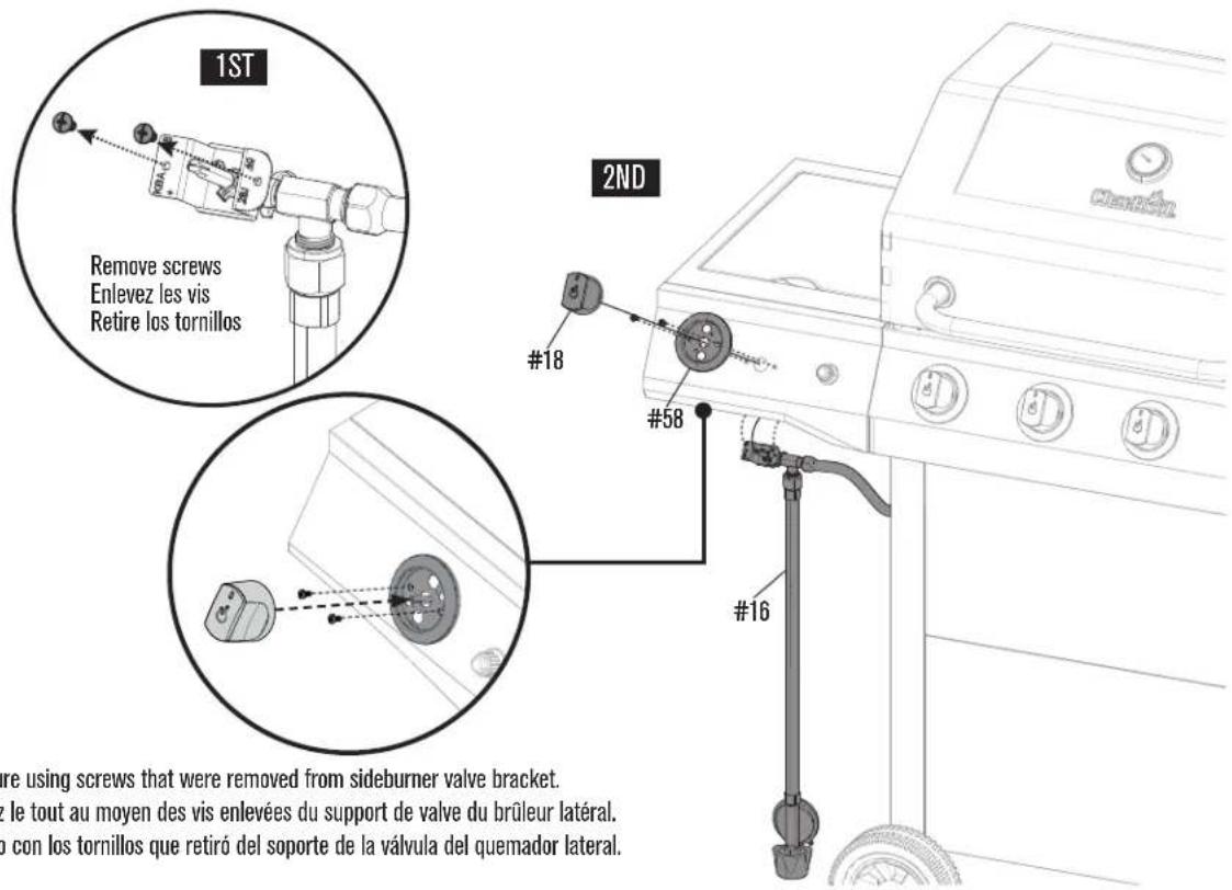 CHAR BROIL 463455021 - ASSEMBLY / ASSEMBLAGE / ASSEMBLEA - 2