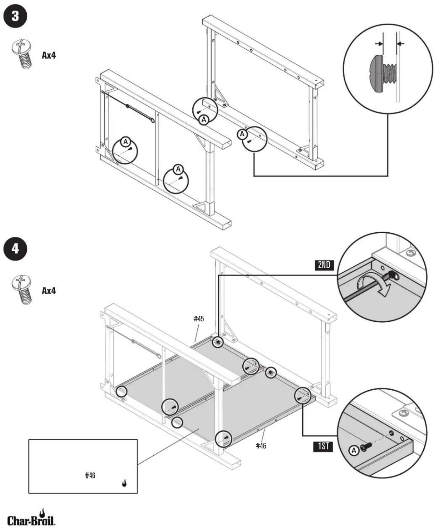 CHAR BROIL 463455021 - ASSEMBLY / ASSEMBLAGE / ASSEMBLEA - 1