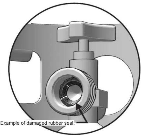 CHAR BROIL 463632520 - LP GAS CYLINDER RUBBER SEAL INSPECTION. - 2