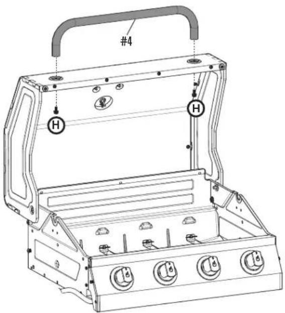 CHAR BROIL 463350521 - ASSEMBLY / ASSEMBLAGE / ASAMBLEA - 4