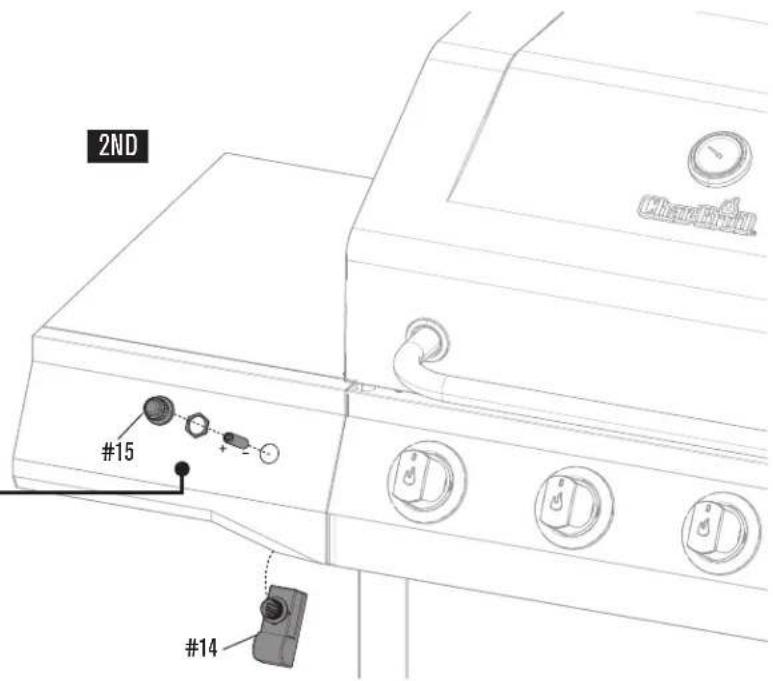 CHAR BROIL 463350521 - ASSEMBLY / ASSEMBLAGE / ASAMBLEA - 4
