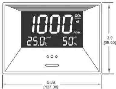 TFA AirCO2ntrol Life 31.5003 - Caractéristiques: - 1