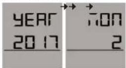 TFA LOG210 TC - Régler Date/Heure à l'aide du clavier après le changement de la batterie régler Date/Heure à l'aide du clavier - 2